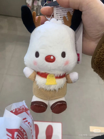 Sanrio三丽鸥｜avail圣诞限定丝绒礼物盒毛绒玩偶挂件/包挂