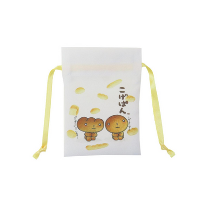 San-X｜Mini Drawstring Pouch - Kogepan烤焦面包迷你抽绳收纳包/巾着｜约W90×H120mm