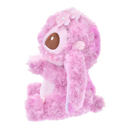 Disney迪士尼｜ Cherry Blossom Sakura 2025Collection  PlushToy 东迪2025年限定樱花粉坐姿可爱角色毛绒玩偶/公仔/超好摸玫瑰卷毛｜ 约25.5×23×20cm