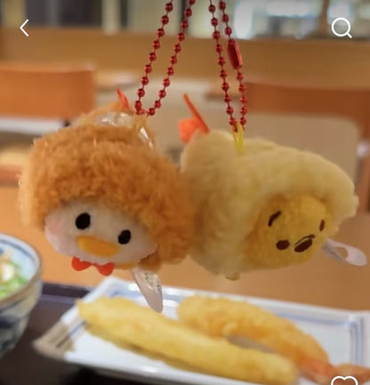 Disney｜Japanese Food TSUM TSUM Mascot Holder /Plush Keychain