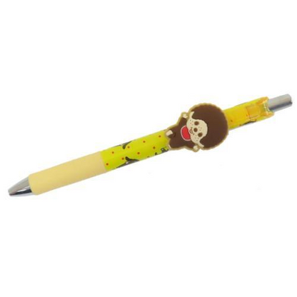 Monchhichi｜Gel pen with mascot｜12x150mm approx.