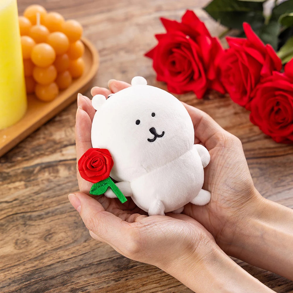 【limit 1】Nagano｜Characters Rose Nagano Bear Mascot Holder /Plush Keychain｜H105 x W100 x D55mm approx.