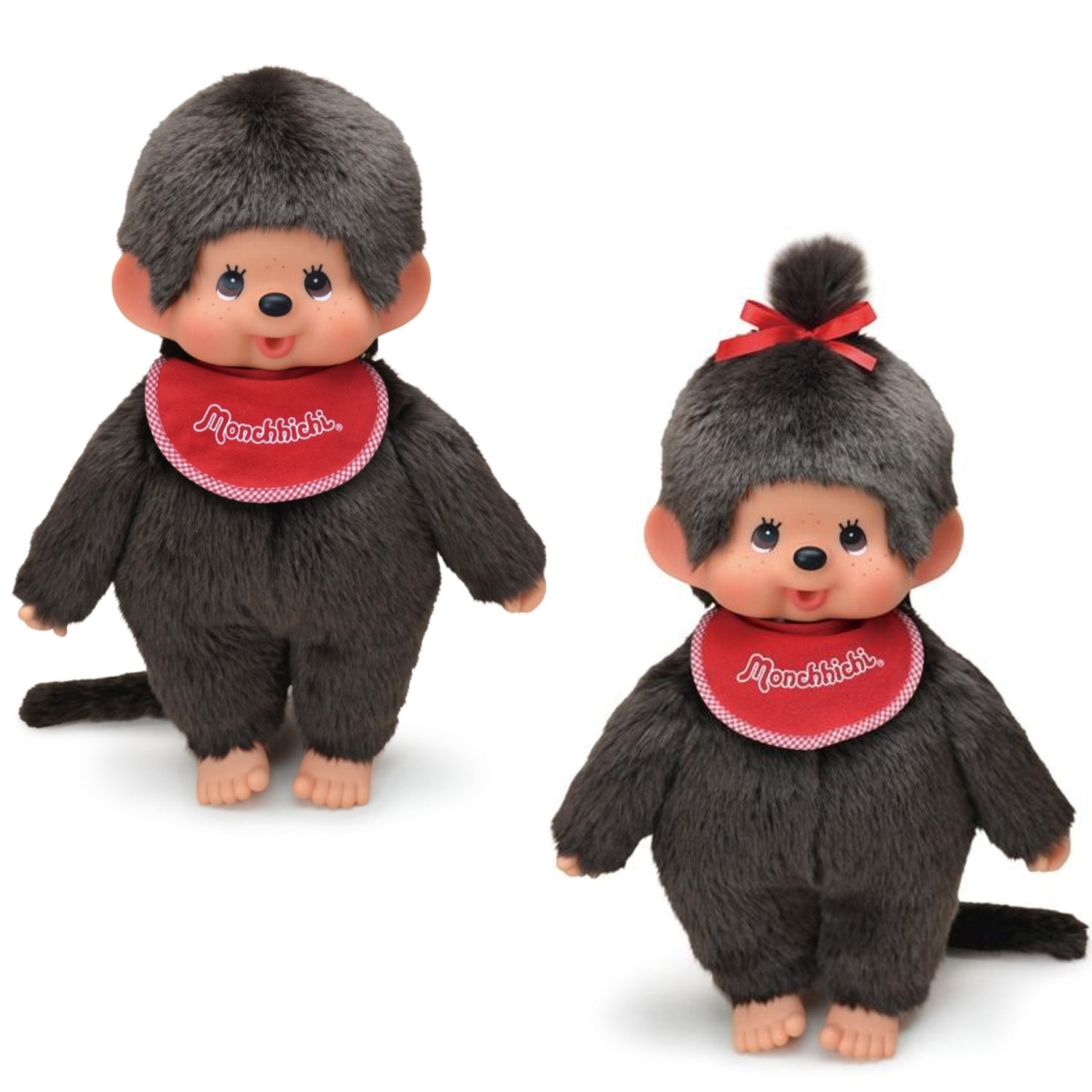 Monchhichi｜Premium Standard Brown Plush Dolls/Plush Toy｜L/H41 x W34 x D13cm approx.