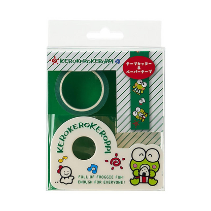 Sanrio｜Everyday Goods Forever Tape Cutter &amp; Paper Tape｜9×2.5×5.7cm approx.