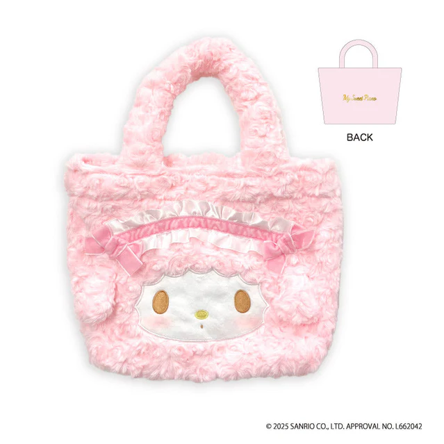 Sanrio｜My Sweet Piano Fluffy Tote Bag｜H210 x W300 x D90mm approx.