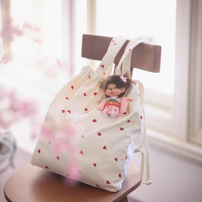 Monchhichi｜Cherry Blossom Limited Kimono Monchhichi Keychain｜H12 x W10 x D5.5cm approx.