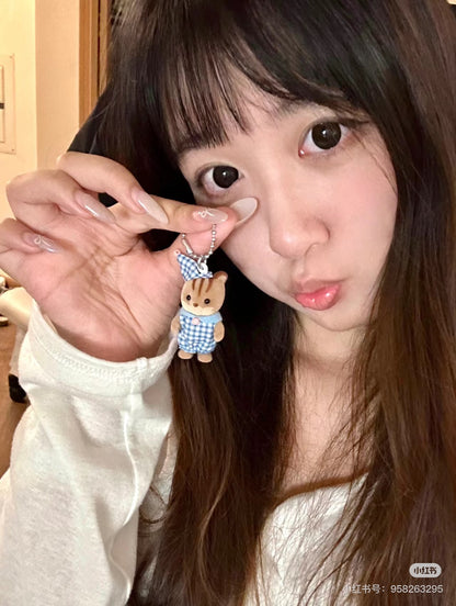 【limit 1】SylvanianFamilies｜Walnut Squirrel Key Chain Nightware Eopch Calico Critters