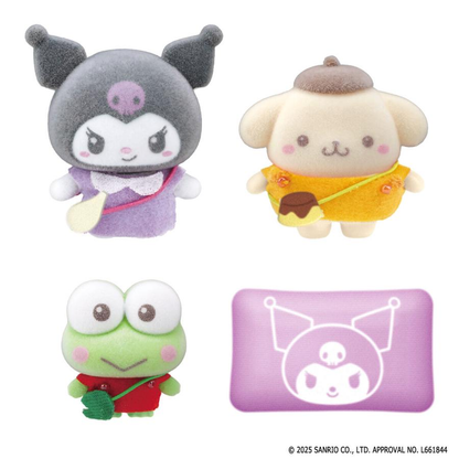 BANDAI｜Sanrio Characters flocking set｜19 x 12 x 4cm approx.