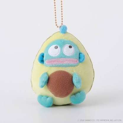 Sanrio｜Hangyodon Freshly Harvested Farm Squishy Mascot Holder /Plush Keychain｜H12 cm approx.