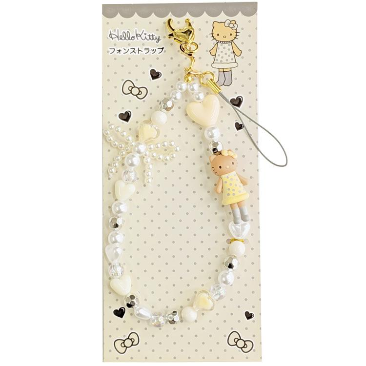 Sanrio｜Hello Kitty Phone Strap｜ H124 x W72 x D11mm approx.