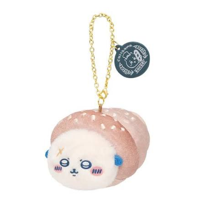 chiikawa｜Bakery Coronet Mascot Holder /Plush Keychain｜H60 × W75 × D110 mm approx.