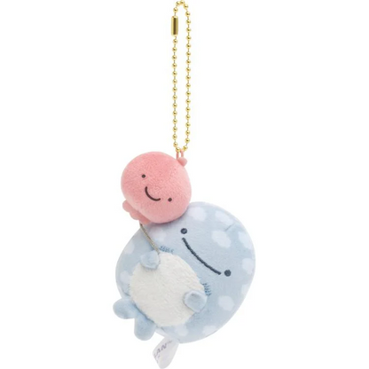SANX｜Jinbesan 10th Anniversary Mascot Holder /Plush Keychain｜60×55×50mm approx.