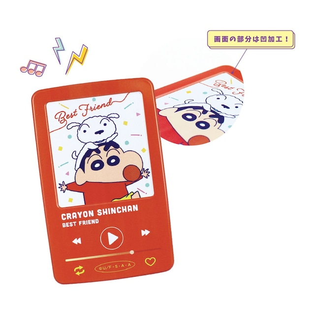 Crayon shin-chan｜Secret Music Player Style Can Badge mystery bag/blind box/All 10 types｜1pc