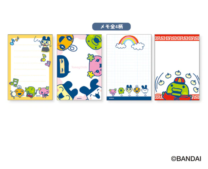 Tamagotchi｜Flip Memo Pad｜W77 x H108 x D12mm approx.