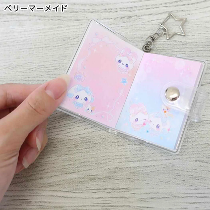 Q-LiA｜Heisei Retro Magical Berry Berry Kamio Mini Sticker Book Keychain｜80×60×8mm approx.
