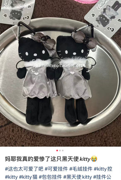 Hello Kitty｜Angel Style Up Mascot Holder /Plush Keychain｜9×4×15cm approx.