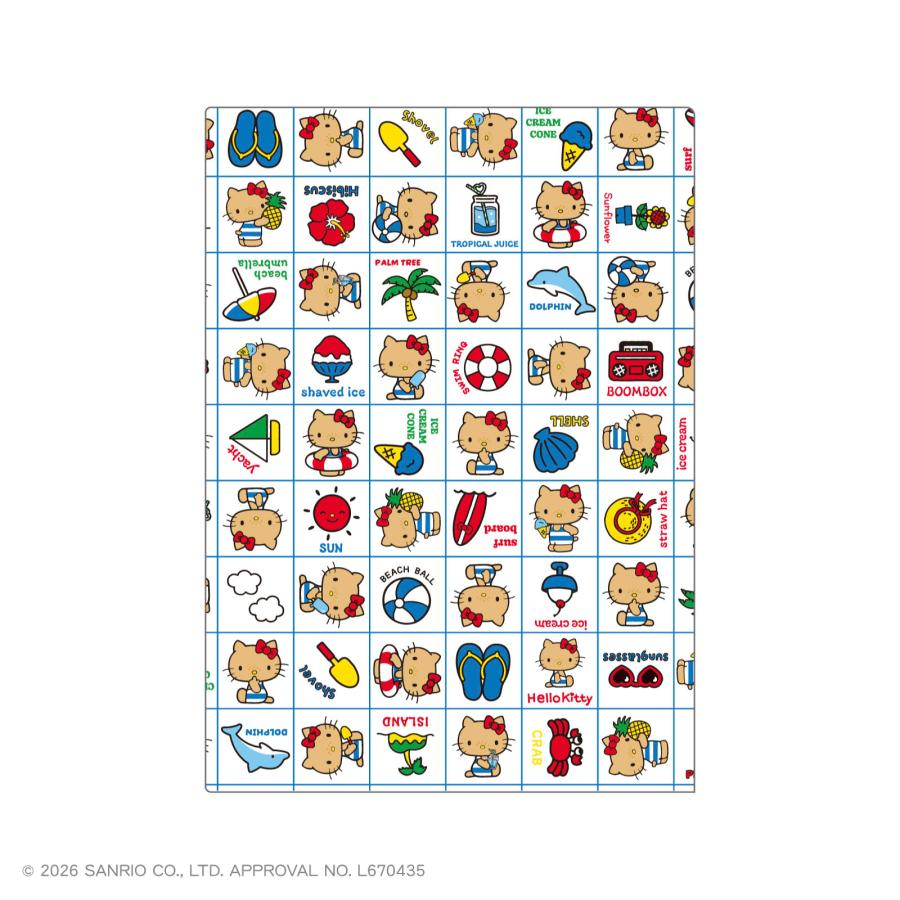 Sanrio｜Sunburned Hello Kitty File｜31.5cm x 22.5cm approx.