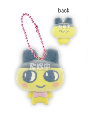 Tamagotchi｜Flocked Keychain/Keyring｜H50 x W43 x D37mm approx.
