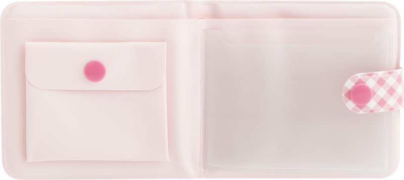 SANX｜Small Vinyl Wallet｜90×95×10mm approx.