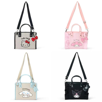 Sanrio｜Square 2way Bag with Charm｜W25×D12×H19cm approx.