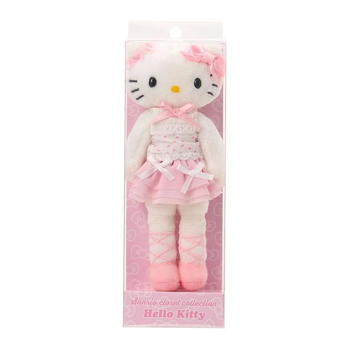 Sanrio｜Hello Kitty Long legs Closet Collection Mascot Holder /Plush Keychain｜W7×D3.5×H16.5cm approx.