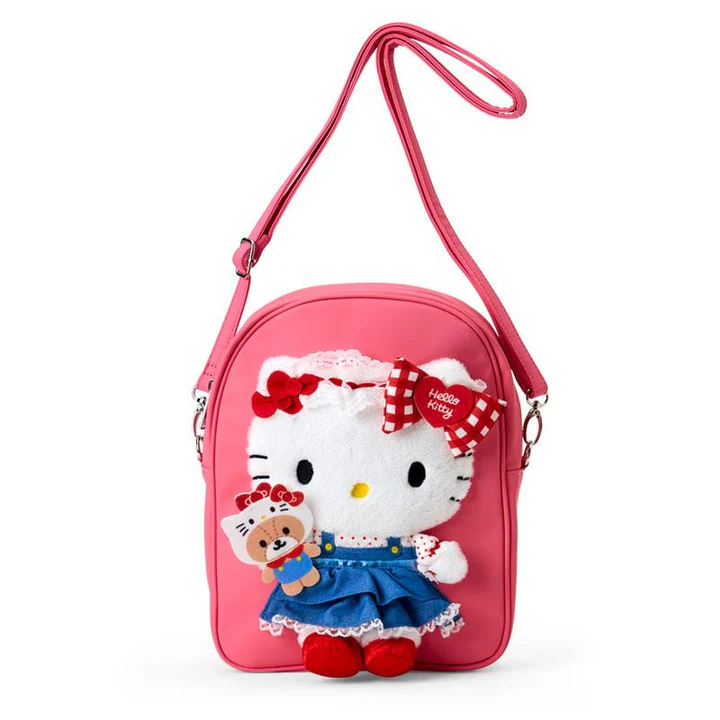Sanrio｜Character Grand Prix 4th Edition Outfit Collection 2-Way Plush Crossbody Shoulder Pouch Bag｜6.5×11cm approx.