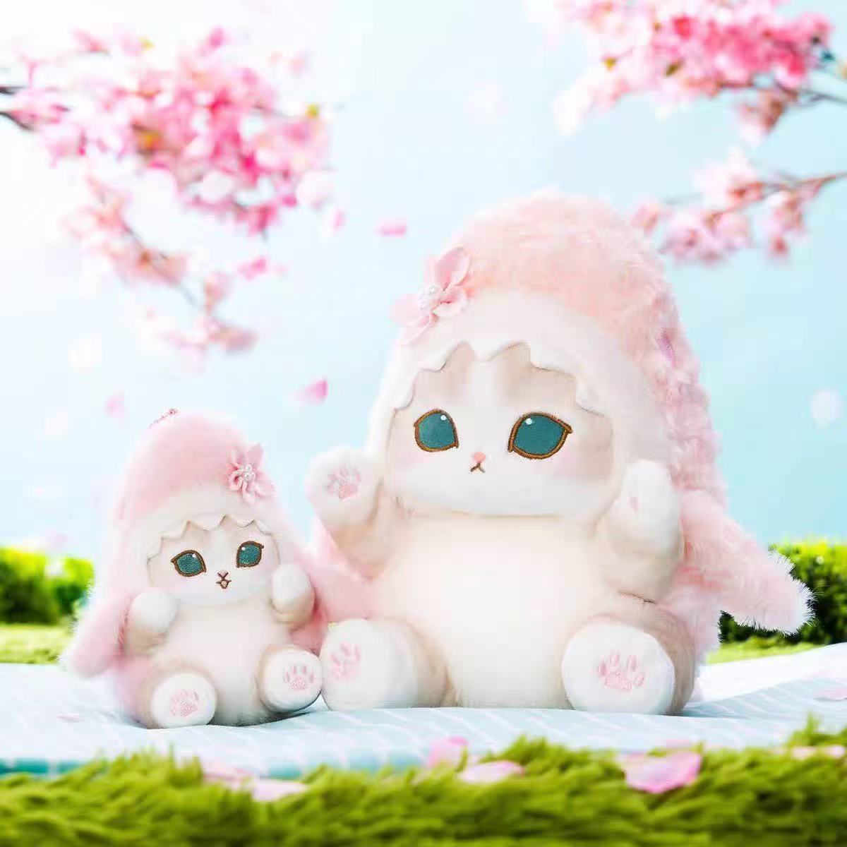 limit 1】Mofusand｜Sakura Shark Cat Cherry Blossom Mascot Holder