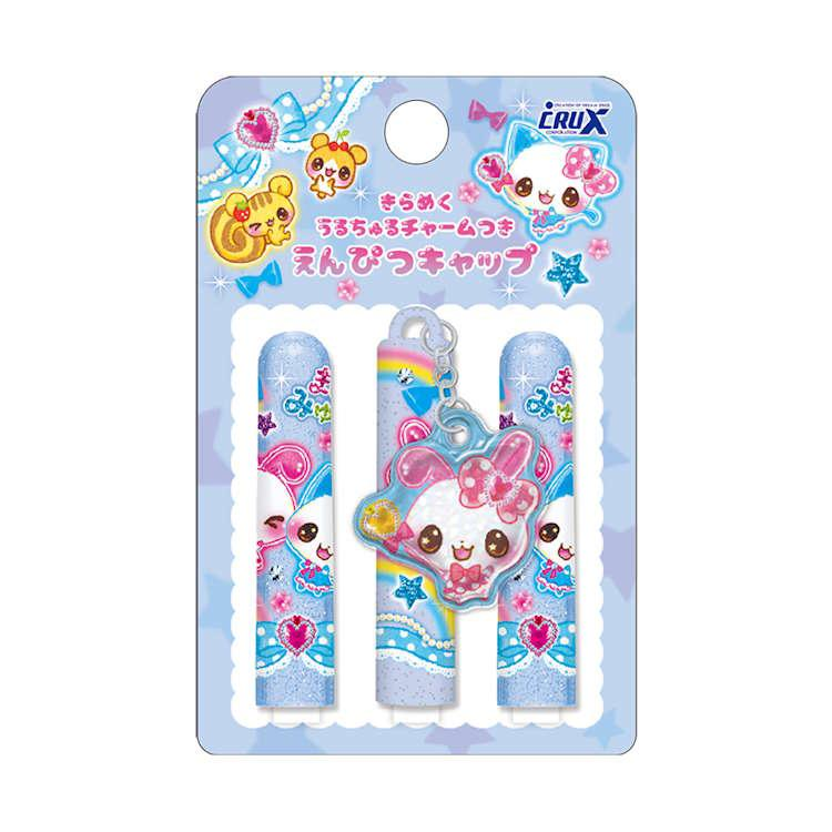 Q-LiA｜Heisei Retro Glossy POP Charm Pencil Cap Lead Protection｜3 pieces