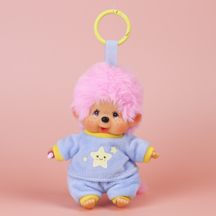 Monchhichi｜CANDY MOON Mascot Holder /Plush Keychain｜H12cm approx.