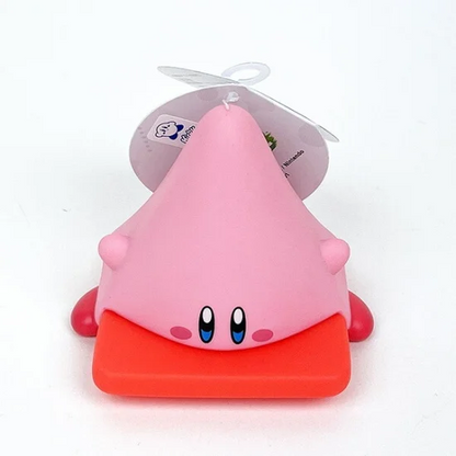 KIRBY星之卡比｜《卡比探险》游戏变身三角路障造型手办摆件/玩具｜约6cm x 7.2cm x 11.5cm