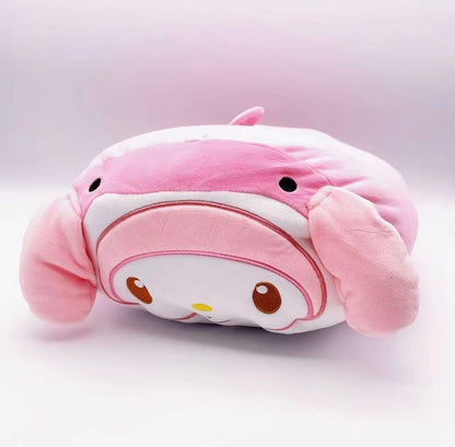Sanrio｜Cooling Cushion Mini Sea Creature｜H10 x W17.5 x D23cm approx.