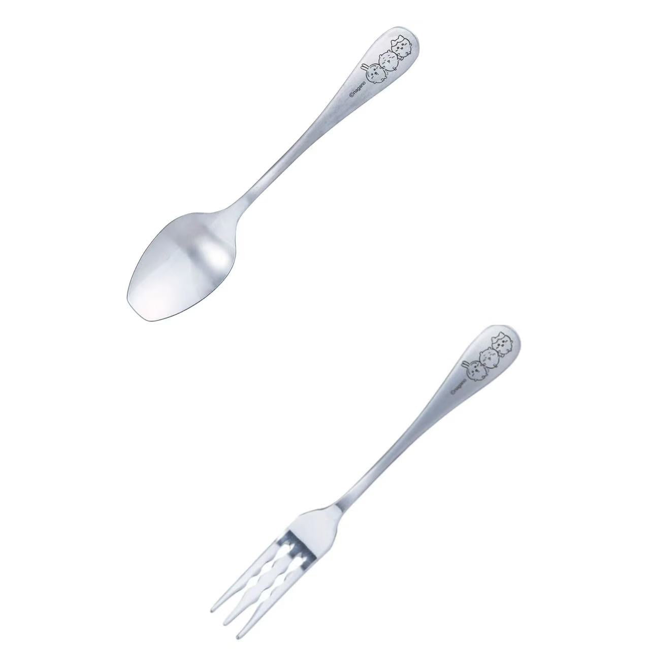 chiikawa｜Happy Blossom Stainless Steel Spoon/Fork｜180mm approx.