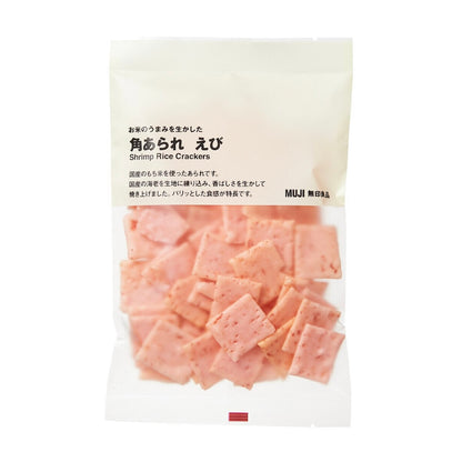 Muji｜米雪虾片/日本糯米烘烤/内揉入虾｜50g【23.09.12】