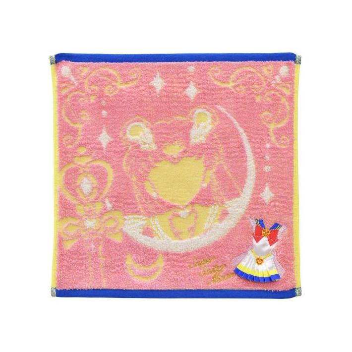 Sailor moon|美战30周年限定抗菌防臭/3d立体刺绣小方巾/水冰月/月野兔|約30×30cm