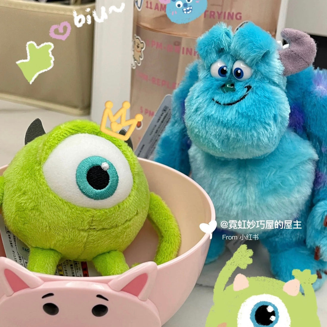 Disney｜怪兽大学挂件/包挂/背后有别针