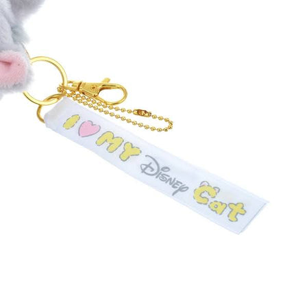 Disney｜catday猫猫日毛茸茸挂件｜Size约: 14.5 x 11 x 11 cm