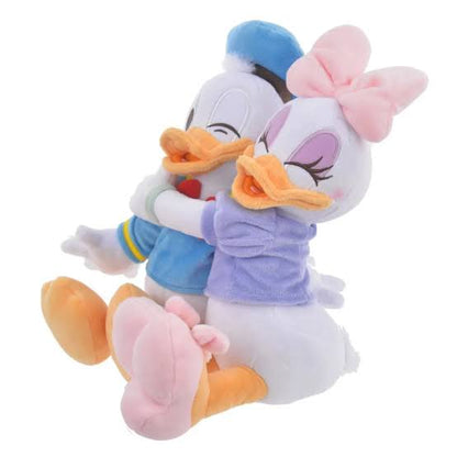Disney｜唐老鸭黛西happy hug抱抱情侣公仔｜H26×W23×D18cm