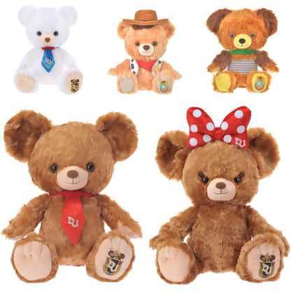 Disney｜毕业礼物/unibear大学熊毛茸茸熊熊公仔/脚底有铭牌｜高さ約26×幅24×奥行き15(cm)