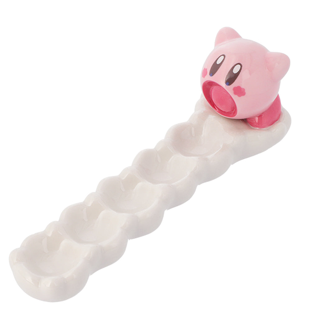 Kirby｜卡比五连吸陶瓷甜点长盘/沙拉盘/沙拉碗/小件收纳盒/首饰盒/摆件｜約H60×W220×D67mm