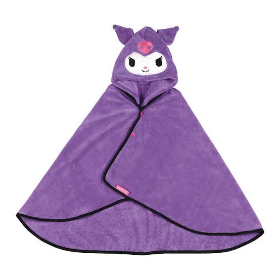 Sanrio｜儿童可爱吸水速干毛巾/一体式浴巾/干发帽｜约縦108×横92cm