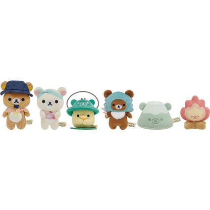 Rilakkuma轻松熊｜露营系列小玩偶/连标签都精致/共6款/多拍尽量发不同各1｜1只/約65×80×70mm