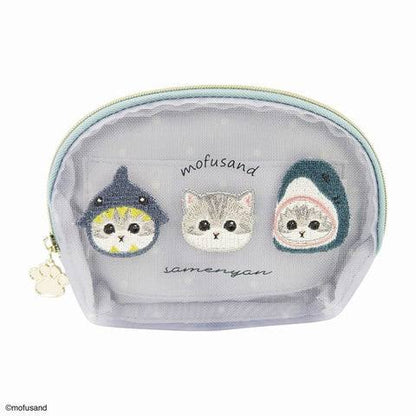 Mofusand｜Tissue Mesh Pouch｜105×145×35mm approx.