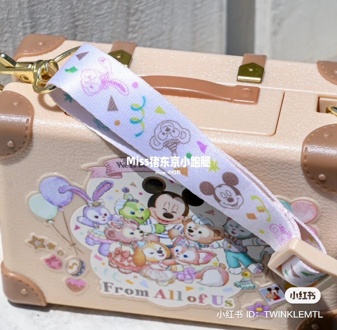 Disney｜2023春日第二弹七宝行李箱小糖盒/挂件/正反/带子都超可爱/要把糖糖放里面/近期最美