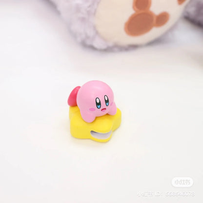 Kirby｜可爱拉链扣/拉链装饰/迷你包挂｜幅約32mm×高さ約35mm×奥行約30mm