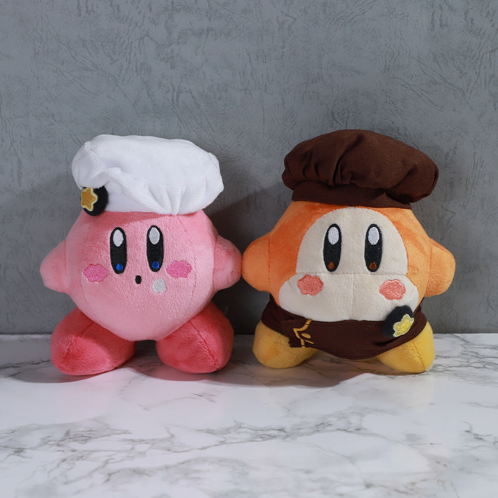 Kirby｜cafe厨房限定咖啡色厨师服公仔S号｜約H150×W130×D85mm