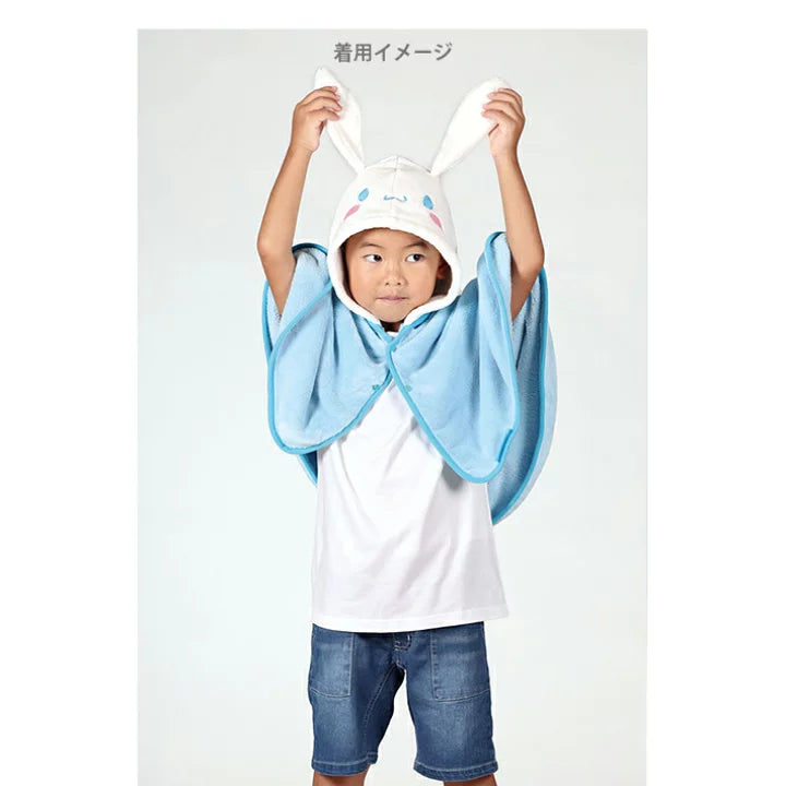 Sanrio｜儿童可爱吸水速干毛巾/一体式浴巾/干发帽｜约縦108×横92cm
