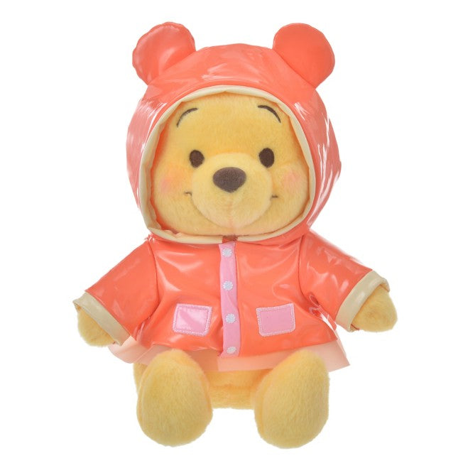 Disney｜雨衣限定毛绒公仔玩偶/小熊维尼/史迪仔｜高约25cm