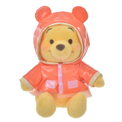 Disney｜雨衣限定毛绒公仔玩偶/小熊维尼/史迪仔｜高约25cm