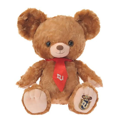 Disney｜毕业礼物/unibear大学熊毛茸茸熊熊公仔/脚底有铭牌｜高さ約26×幅24×奥行き15(cm)