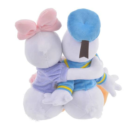 Disney｜唐老鸭黛西happy hug抱抱情侣公仔｜H26×W23×D18cm